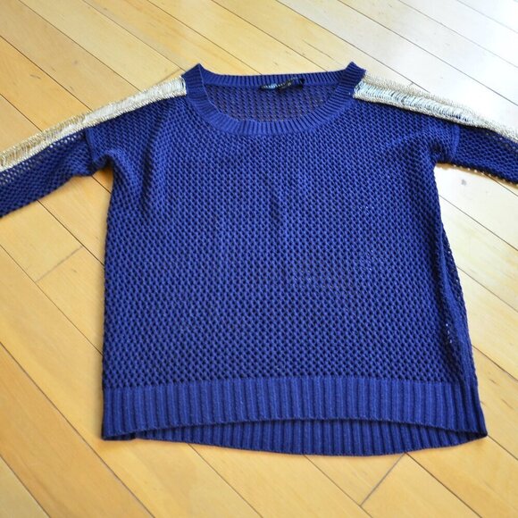 Theyskens' Theory Mesh Sweater Size S Fits XS Vintage - Picture 2 of 13